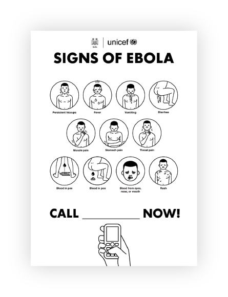 Preventing ebola posters